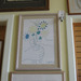 Pablo Picasso Flowers and Hands Print Signed and Dated 21.4.58 Approx. 30" x 22"