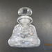 Bell Shaped Glass Perfume Bottle - 3 1/2
