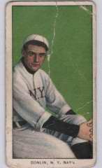 1910 Piedmont Baseball Series 150 Subjects M Donlin N.Y Cigarette Trading Card