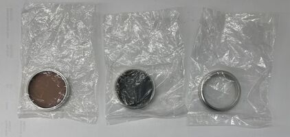 Merkury Optics 34mm FD, 34 mm PL and 34 mm UV Lenses in Case