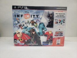 Ps3 Disney Infinity Starter Pack W/ Cars Play Set And Power Disc Pack 