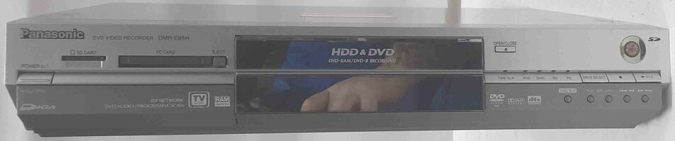 Panasonic DMR-E95HP DVD/HDD Video Recorder  - SOLD AS IS - FIX OR PARTS