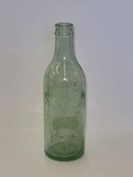 Vintage Collectable Maui Soda Works Green Glass Bottle