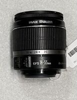 Canon Zoom Lens EF-S 18-55mm 1:3.5-5.6 IS with Canon Lens Cap