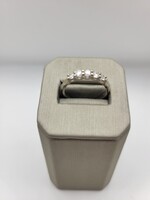  Simple Five Stone Diamond Band Ring - VS1, H-I, .50tw, Size 6 -14kt White Gold