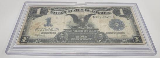 1899 Bank Note-One Silver Dollar-Silver Certificate  N72790452A