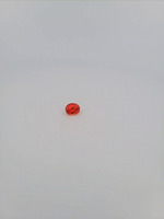 Unset Synthetic Red/Orange Faceted Oval Corundum Sapphire - GIA Ceftifed