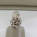  Beautiful Pave Diamond Snake Ring - 18kt White Gold - Size 7