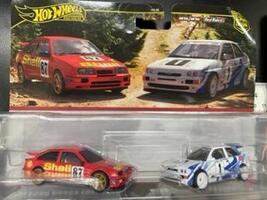 Hot Wheels '87 Ford Sierra Cosworth & '93 Ford Escort RS Cosworth