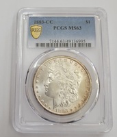 1883-CC Morgan Dollar MS63 PCGS Certificate Verification #49136995