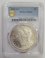 1883-CC Morgan Dollar MS63 PCGS Certificate Verification #49136694