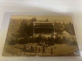 Native Indian War Dance RPPC