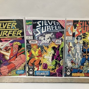 Marvel Comics The Silver Surfer Comic lot #27, #52, #55