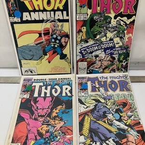 Marvel Comics Group The Mighty Thor Assorted Comic Lot #11, #13, #360, #410