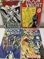 Marvel Moon Knight Assorted Comic Bundle Vol. #5, #19, #22, #39