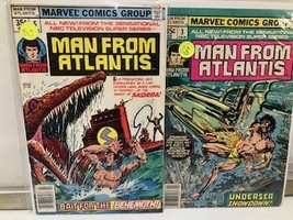 Marvel Comics Group Man From Atlantis Comic #3 and #6 