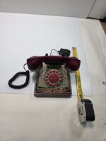 Light Up Tiffany Style Stained Glass Looking 2001 Coca-Cola Dial Up Phone