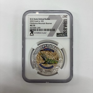 2022 Cook Island US States - Animal Series - Mountain Boomer - NGC - MS70