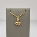   Simple Cute Heart Charm/Pendant - 18kt Yellow Gold - 0.90grams