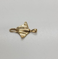  Manta Ray Pendant by Kabana with Bale - 14kt Yellow Gold