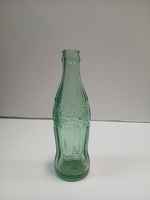 Vintage Collectible Coca Cola, Honolulu T.H Green Glass Bottle