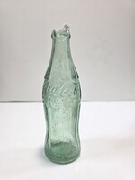 Green Coca-Cola Maui Hobble Skirt bottle 10/29/55 With Broken Mouth