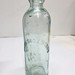 Oahu Soda Works H.I Green Glass Bottle Cracked And Chipped At Base Of Bottle