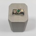  Pear-Shaped Emerald Gemstone w/Melee Diamond Accents - 14kt Yellow Gold