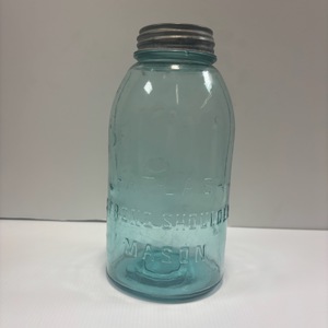 Vintage Ball "Atlas Strong Shoulder" Glass Mason Jar with Lid