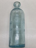 Hollister & Co. Honolulu H.I Hutchinson Blob Top Bottle Blue Glass