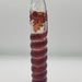   Unusual Vintage Chinese Glass Snuff Bottle w/Dragon Motif Design w/Top Stopper