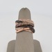  Effy Jewelry - Multi-Colored Diamonds Crossover Style Ring - 14kt Rose Gold