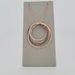  Effy Jewelry- Circular Expresso and White Diamond Pendant w/Rose Gold Chain