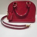 Louis Vuitton - Vernis Alma BB Magenta - Embossed Monogram- with Shoulder Strap 